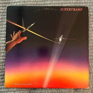 Supertramp famous last words vinyl record album
